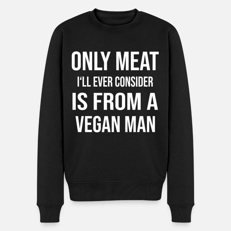 Végétalien végétalien - Pull Premium bio Homme - noir