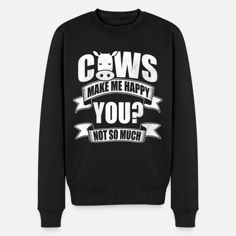 Vaches vaches - Pull Premium bio Homme - noir