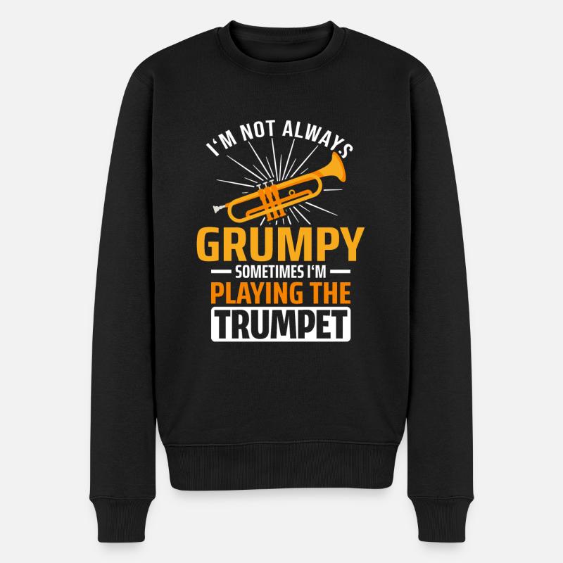 Trompette - Pull Premium bio Homme - noir