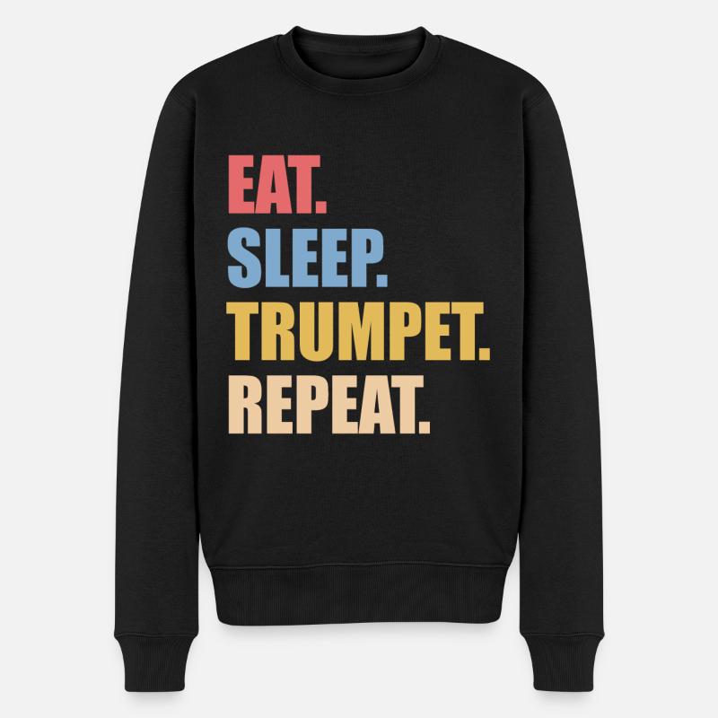 Trompette - Pull Premium bio Homme - noir