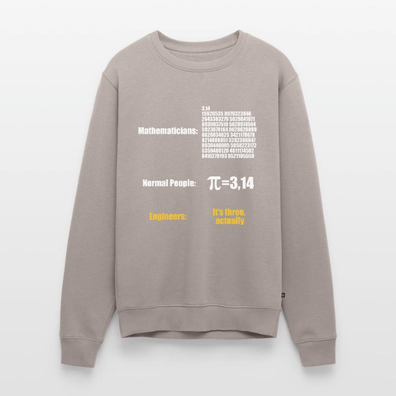 Physics Math Engineer Mathematician Physicist Men's Premium Organic Jumper