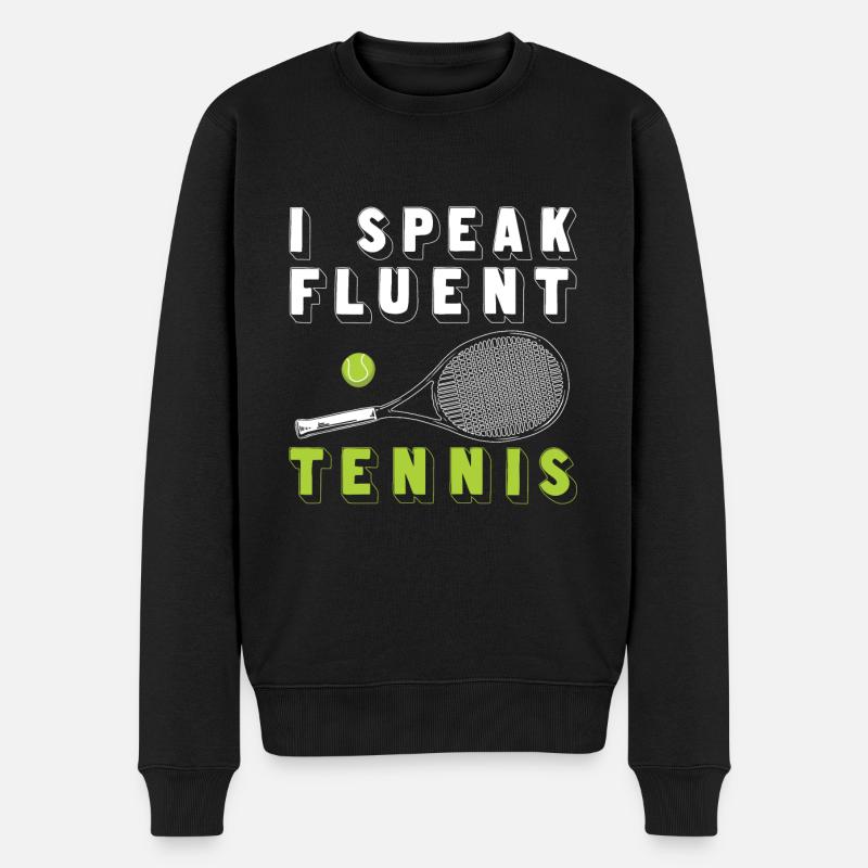 Tennis - Pull Premium bio Homme - noir