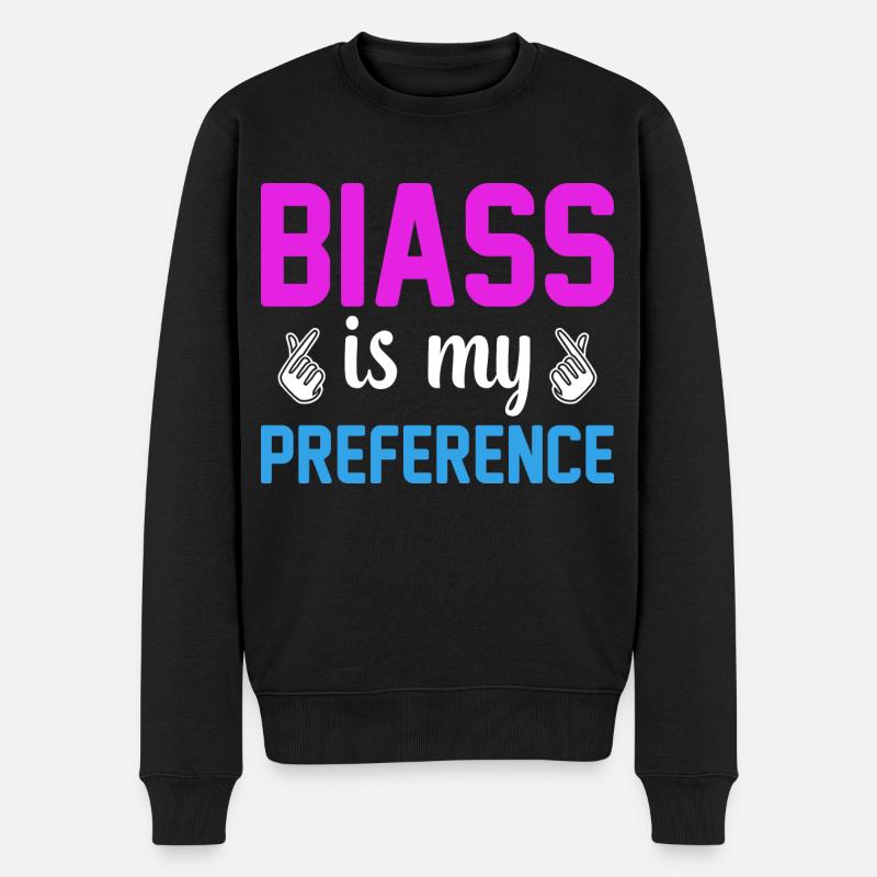 Bias Bisexual T-Shirt- Tshirt queer, - Pull Premium bio Homme - noir