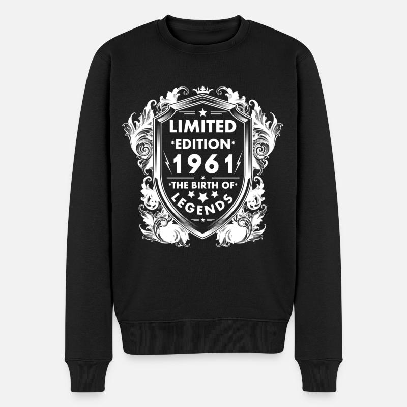 1961 - Pull Premium bio Homme - noir