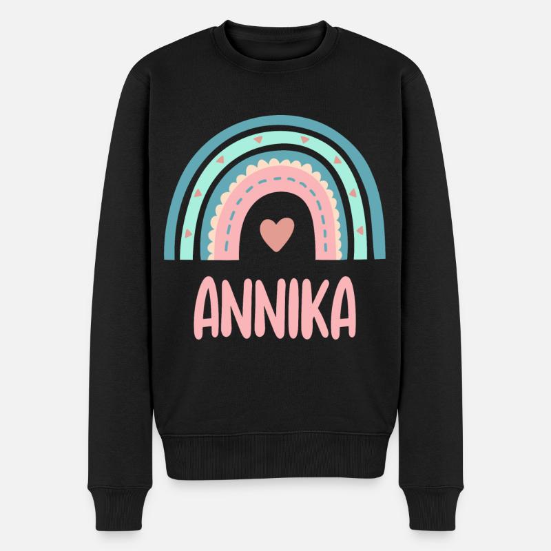 Annika Nom Rainbow Baby - Pull Premium bio Homme - noir