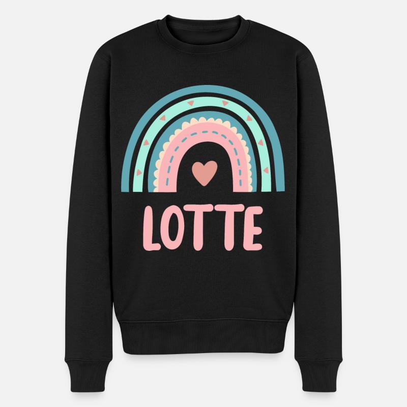 Lotte Nom Rainbow Baby - Pull Premium bio Homme - noir