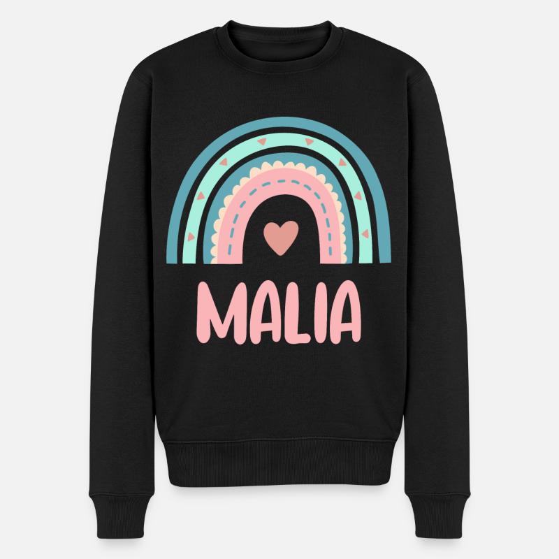 Malia Nom Rainbow Baby - Pull Premium bio Homme - noir