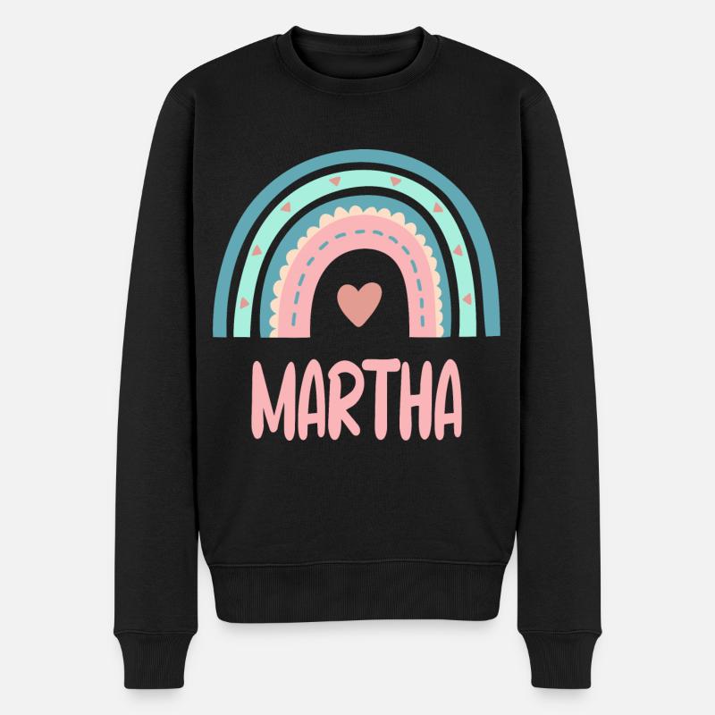 Martha Nom Rainbow Baby - Pull Premium bio Homme - noir