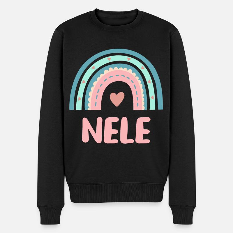 Nele Nom Rainbow Baby - Pull Premium bio Homme - noir