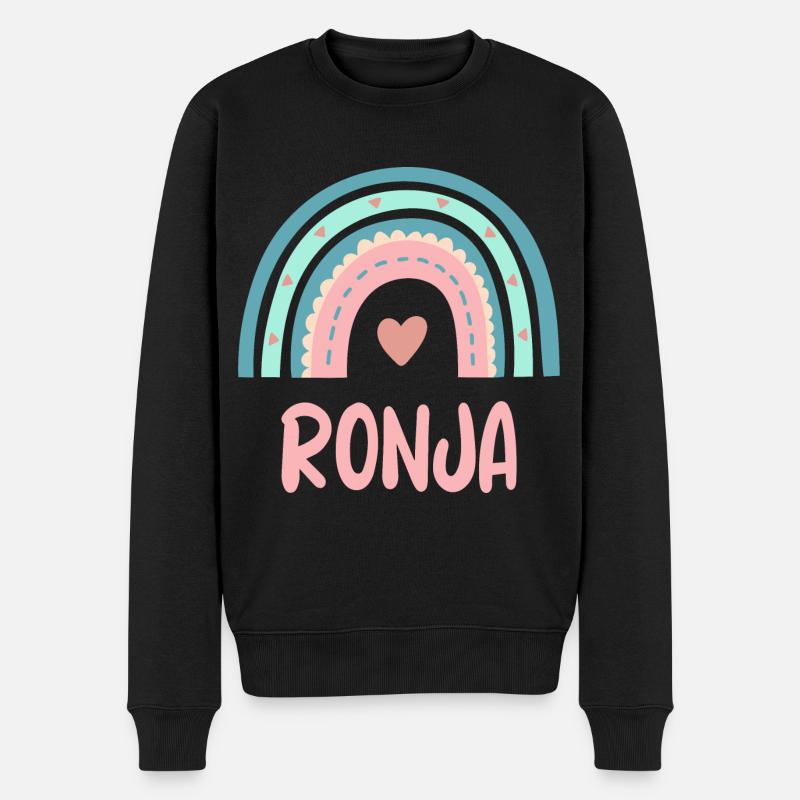Ronja Nom Rainbow Baby - Pull Premium bio Homme - noir
