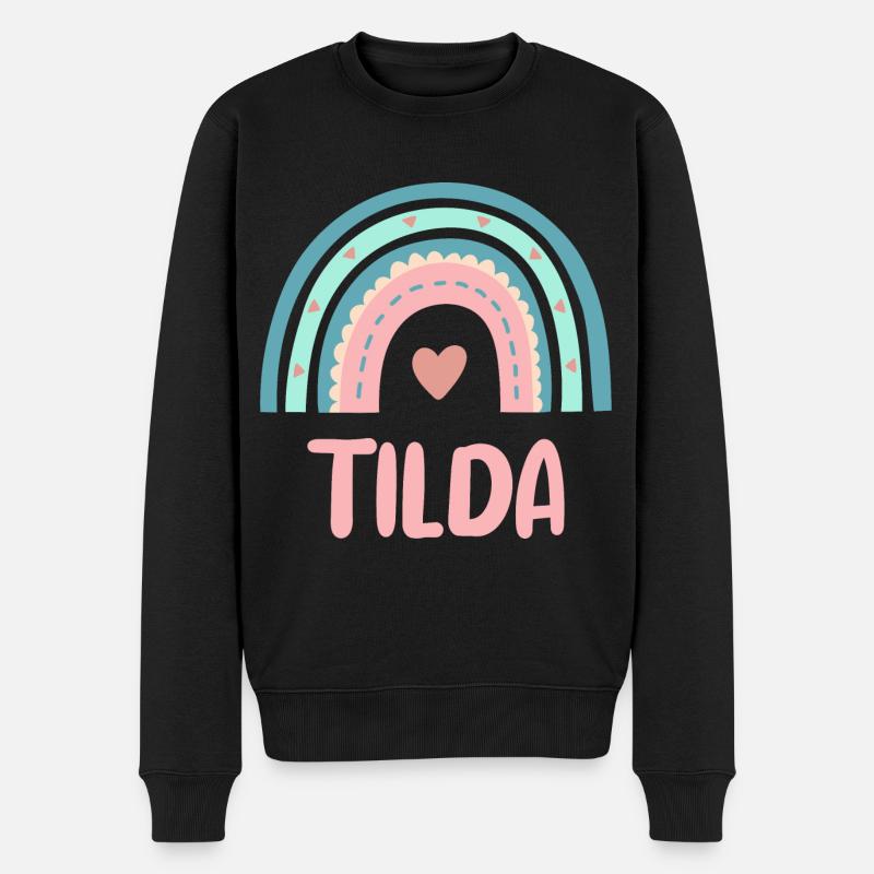 Tilda Nom Rainbow Baby - Pull Premium bio Homme - noir