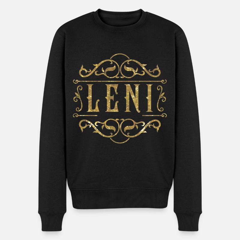 L’or Leni - Pull Premium bio Homme - noir