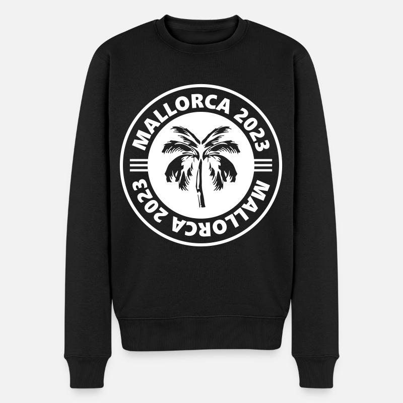 Mallorca 2023 - Männer Premium Bio Pullover - Schwarz