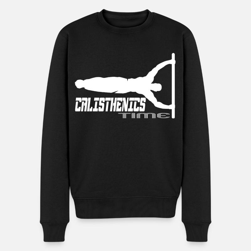 Callisthénie - Pull Premium bio Homme - noir