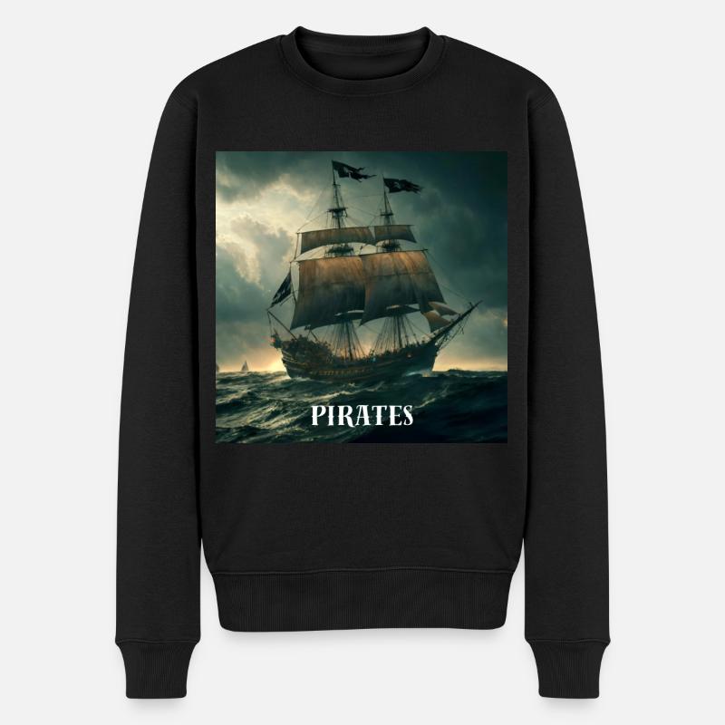 Bateau pirate - Pull Premium bio Homme - noir