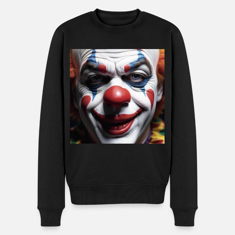 Clown - Pull Premium bio Homme - noir