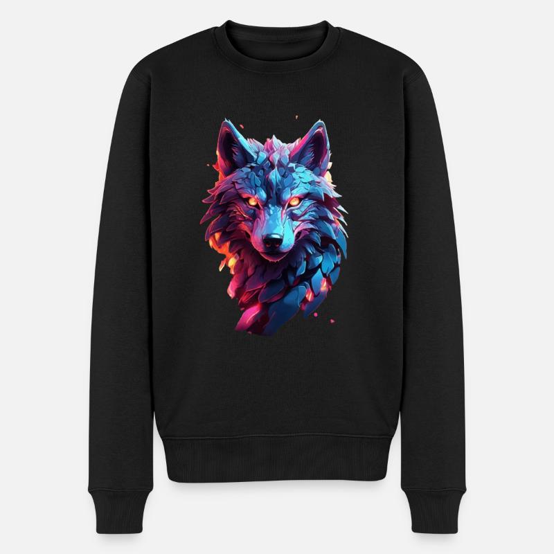 Loup - Pull Premium bio Homme - noir