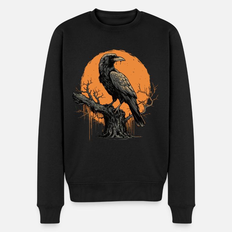 Corbeau - Pull Premium bio Homme - noir