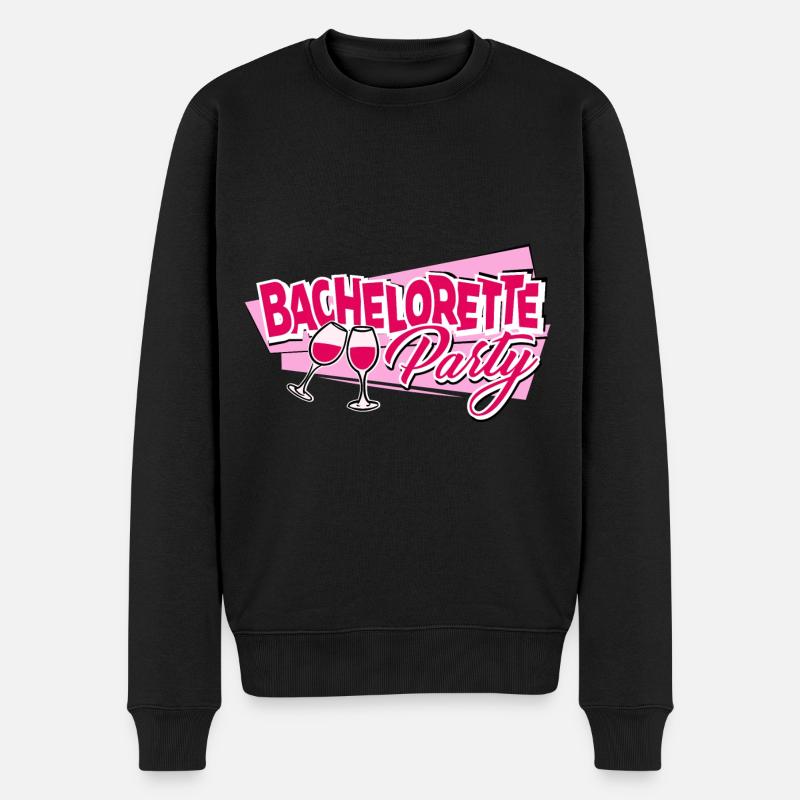 Junggesellenabschied Bachelorette Party - Männer Premium Bio Pullover - Schwarz