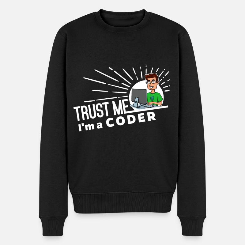 Programmeur - Faites-moi confiance - Pull Premium bio Homme - noir