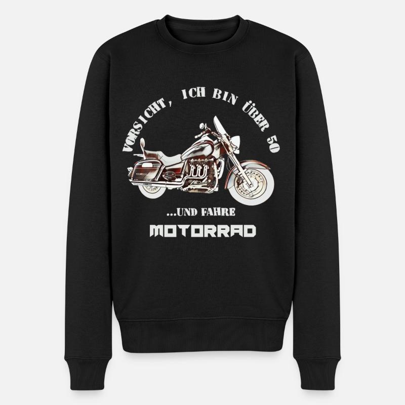 Motorrad Ü50 Rocket 3Touring - Männer Premium Bio Pullover - Schwarz