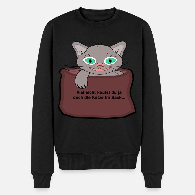 le chat dans le sac - Pull Premium bio Homme - noir