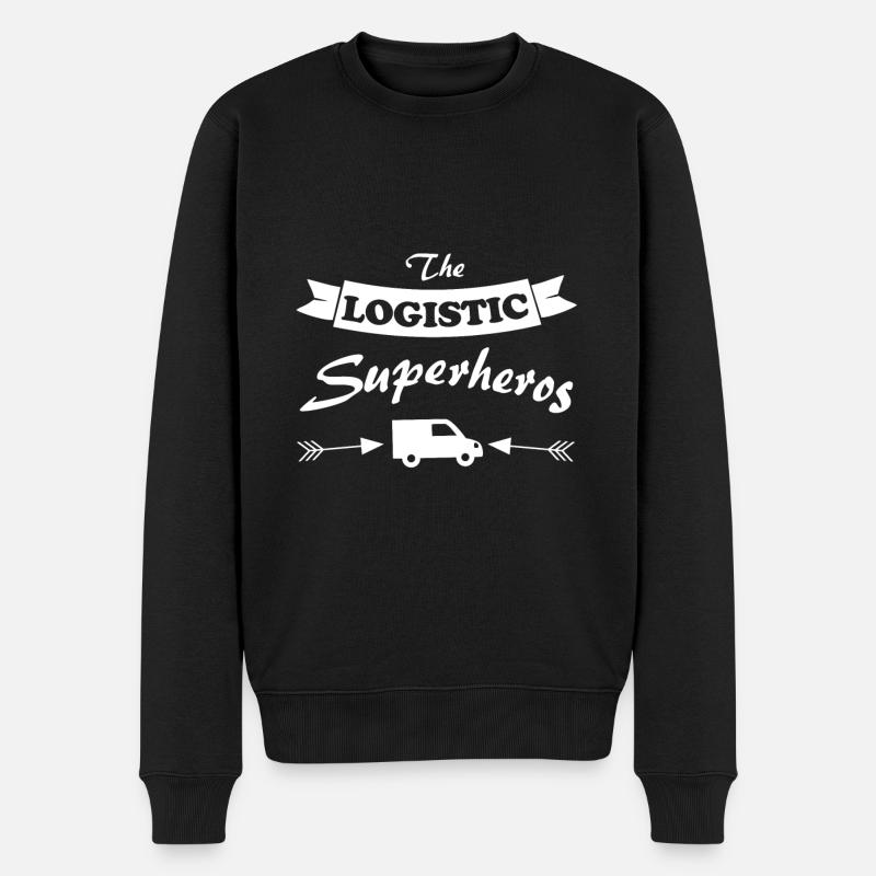 Logistique et transport - Pull Premium bio Homme - noir