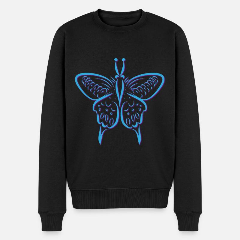 Papillon - Pull Premium bio Homme - noir