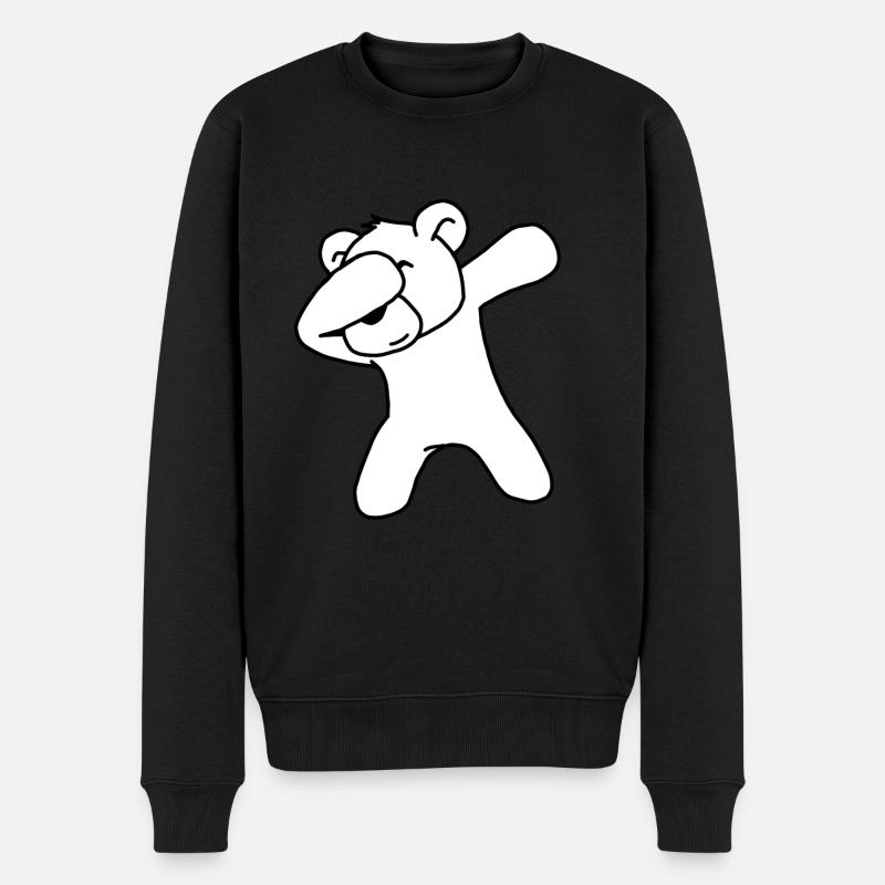 Ours polaire - Pull Premium bio Homme - noir