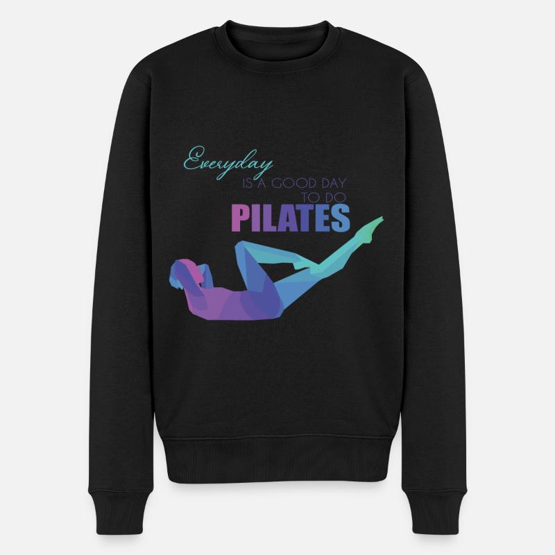 Pilates - Pull Premium bio Homme - noir