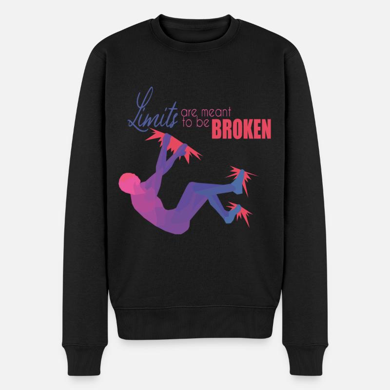 Bouldern - Pull Premium bio Homme - noir