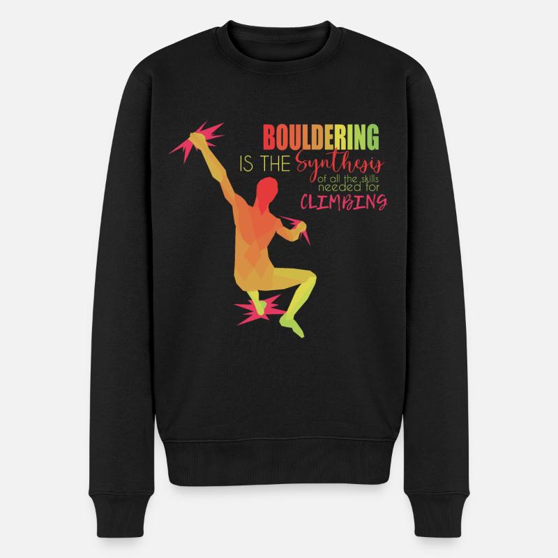 Bouldern - Pull Premium bio Homme - noir