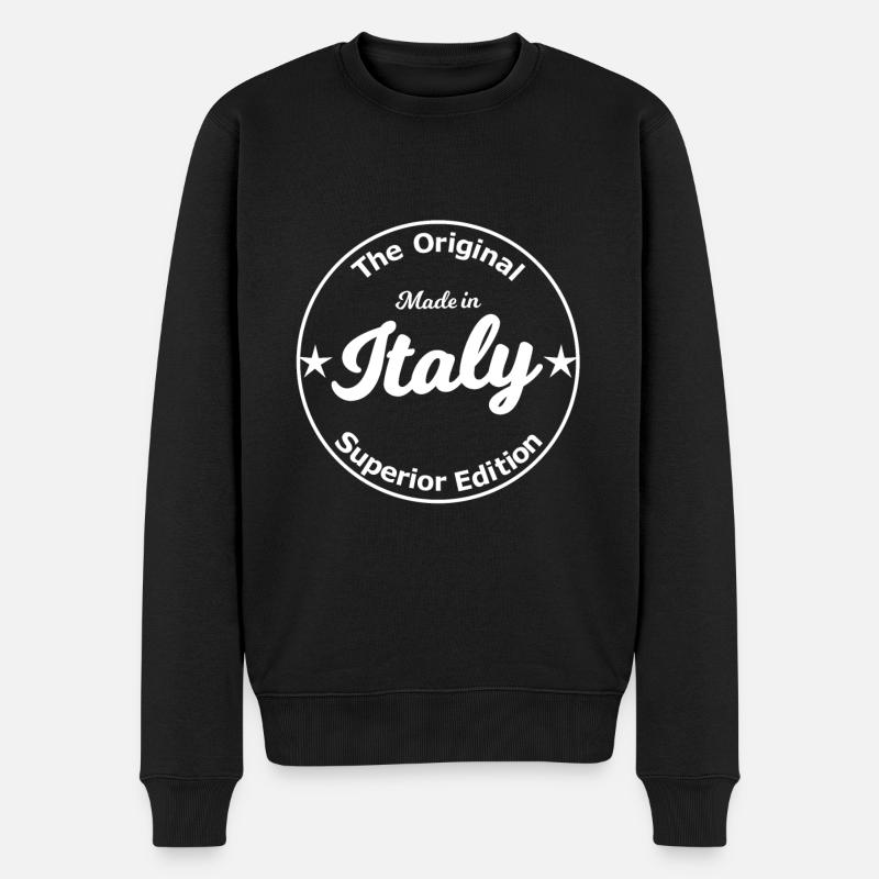 Italy Edition - Pull Premium bio Homme - noir