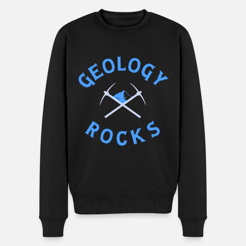 Geology - Männer Premium Bio Pullover - Schwarz