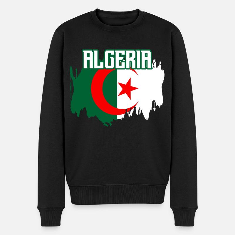L'Algérie - Pull Premium bio Homme - noir
