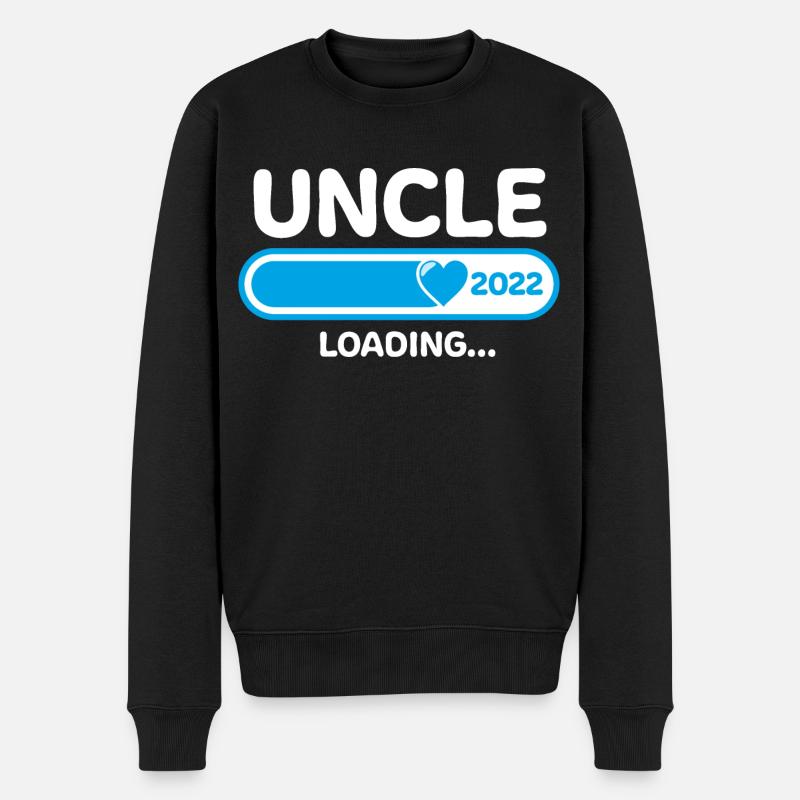 Oncle 2022 Félicitations - Pull Premium bio Homme - noir