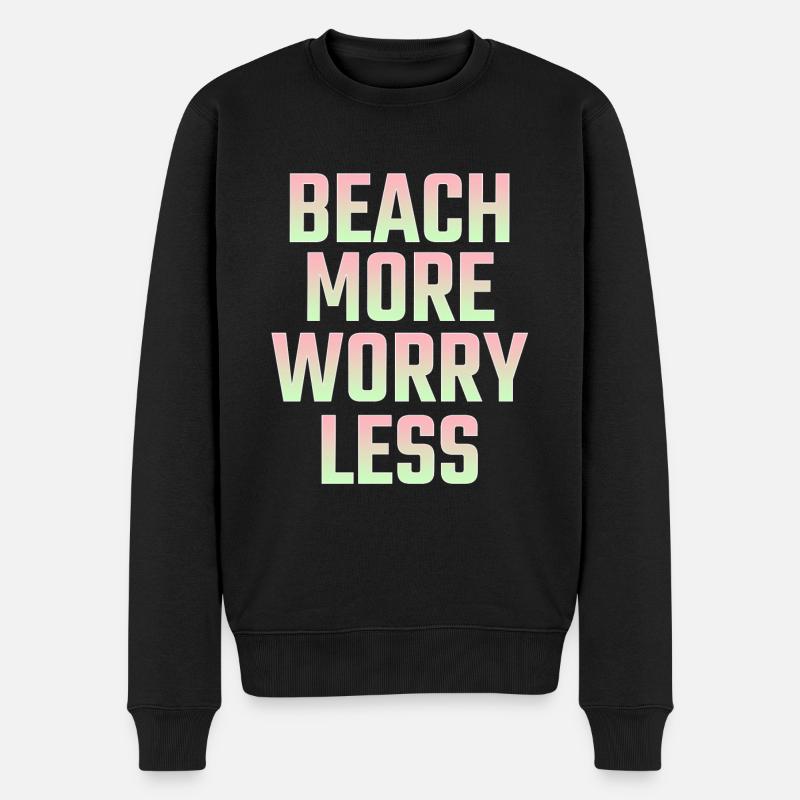 Dicton de plage - Pull Premium bio Homme - noir