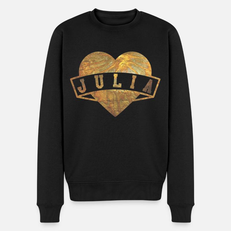 Julia Herzen Or - Pull Premium bio Homme - noir
