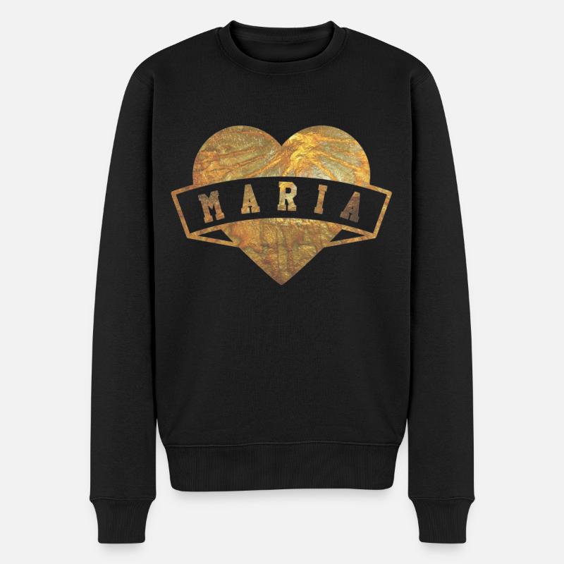 Maria Herzen Or - Pull Premium bio Homme - noir