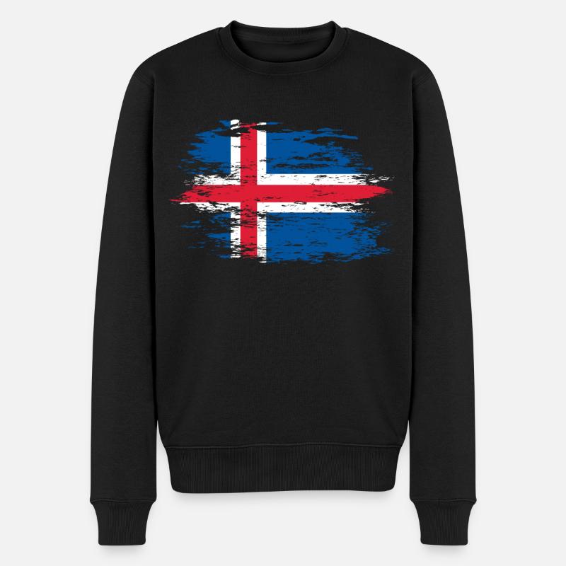 Islande utilisé - Pull Premium bio Homme - noir