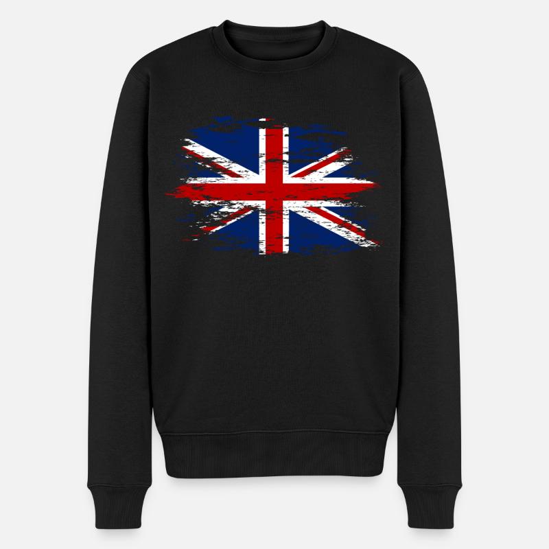 Angleterre utilisé - Pull Premium bio Homme - noir