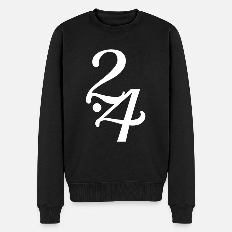 Conception humaine 2/4 Profil - Pull Premium bio Homme - noir