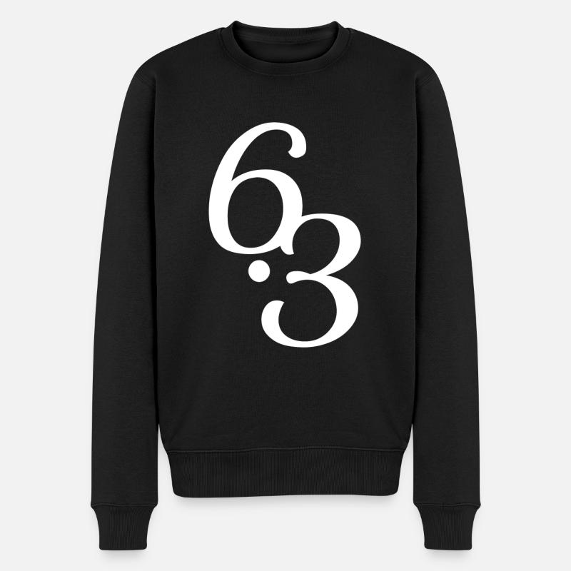 Human Design 6/3 Profil - Männer Premium Bio Pullover - Schwarz