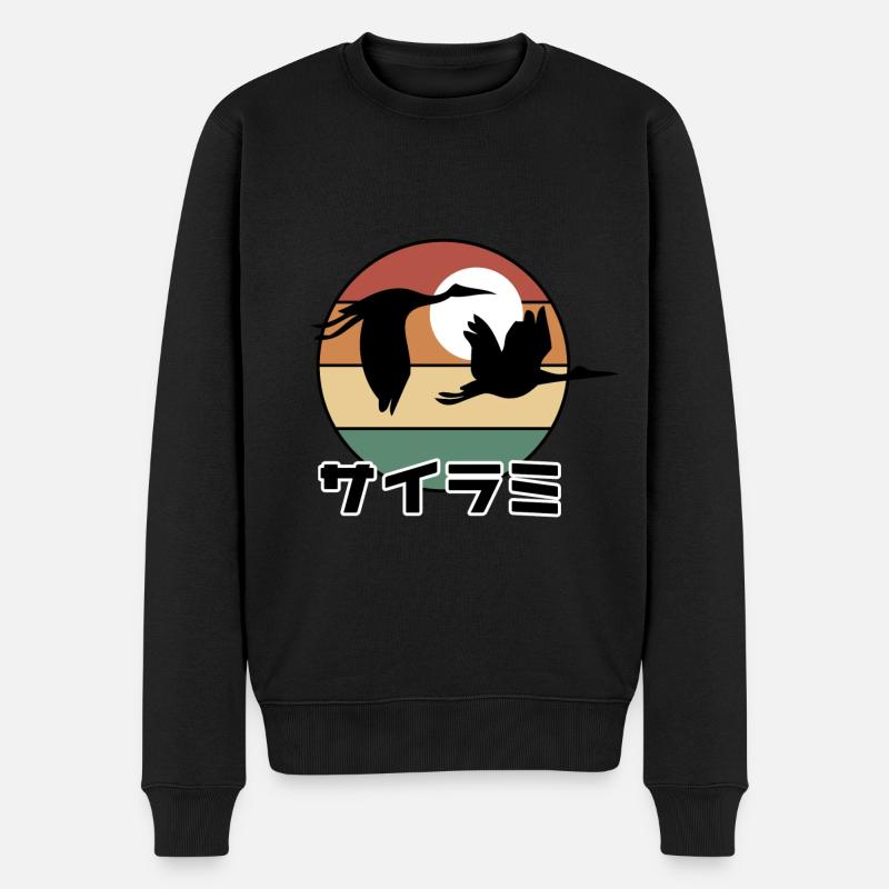 Heron - Pull Premium bio Homme - noir