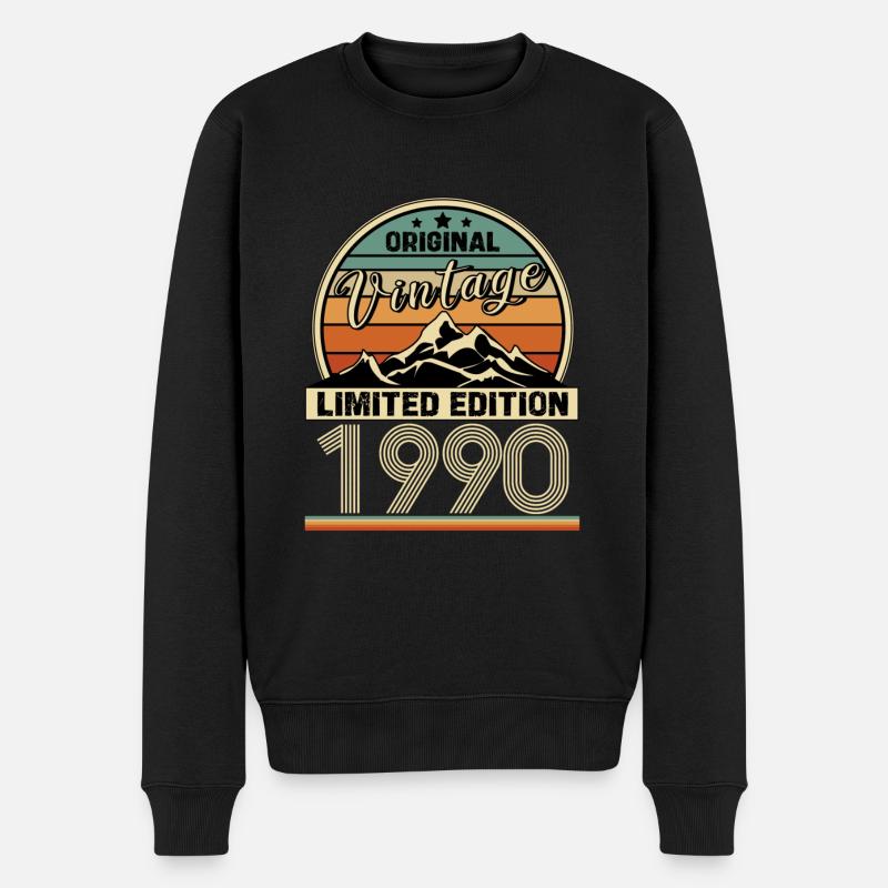 1990 - Pull Premium bio Homme - noir