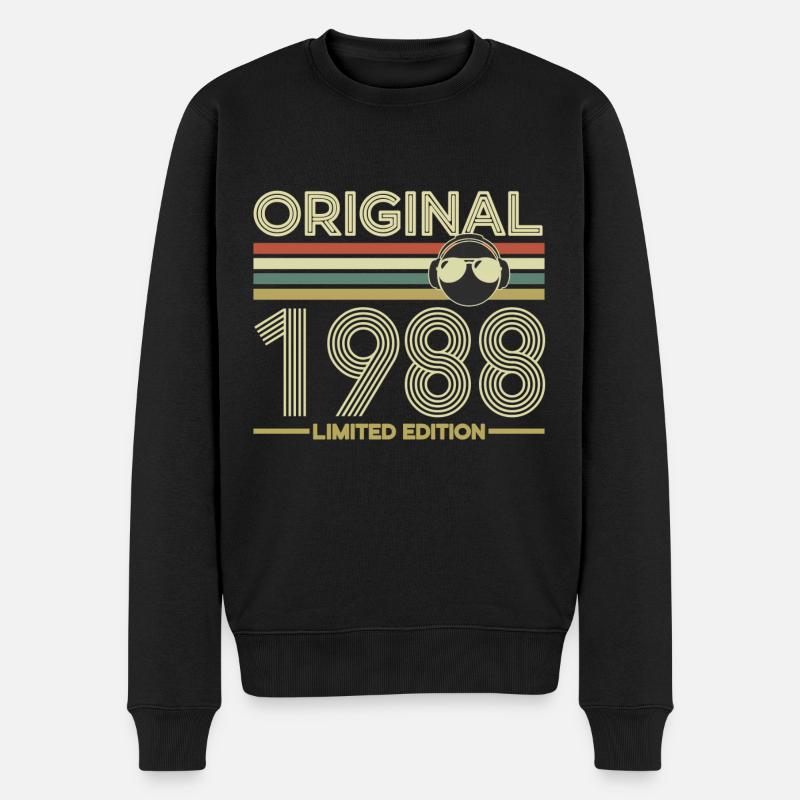 1988 - Pull Premium bio Homme - noir