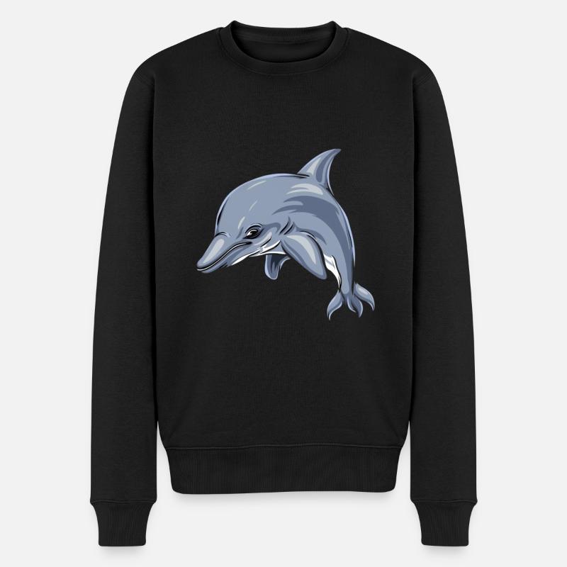 Dauphin - Pull Premium bio Homme - noir