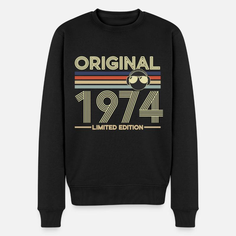 1974 - Pull Premium bio Homme - noir