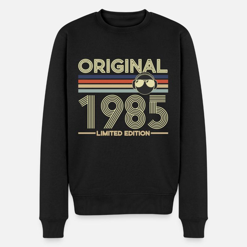 1985 - Pull Premium bio Homme - noir