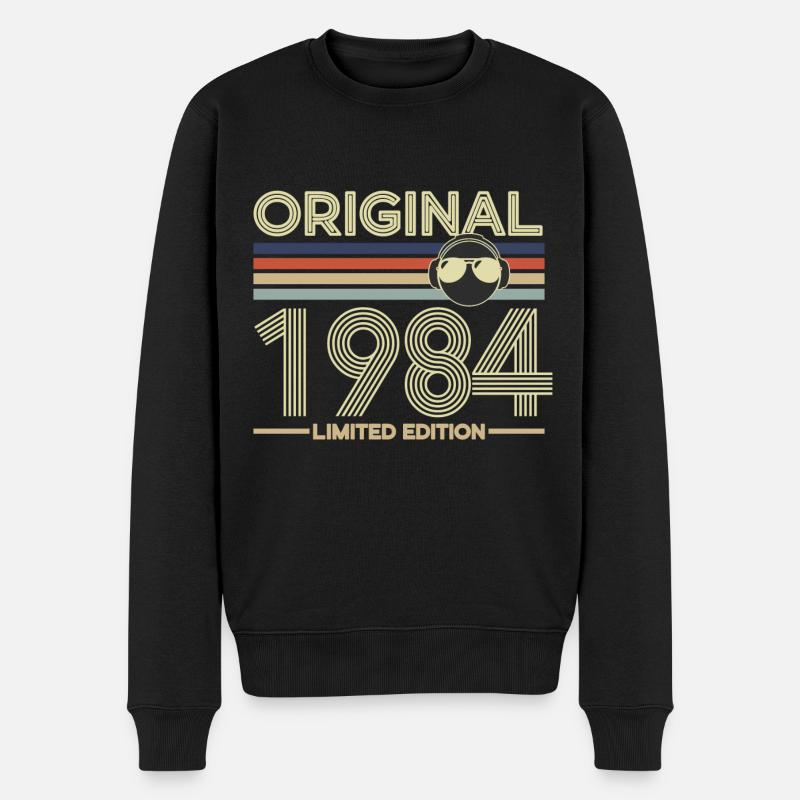 1984 - Pull Premium bio Homme - noir